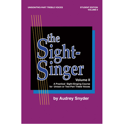 Sight Singer BK 2 for 2 Pt Treble Student Edition