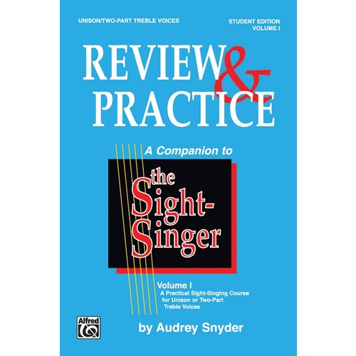 Sight Singer Review I Unison Vocal Sheet Music