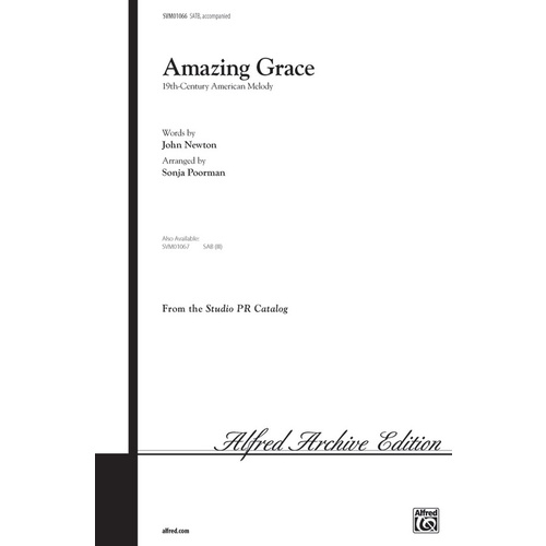 Amazing Grace SATB Arrangement by Poorman
