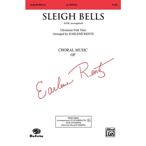 Sleigh Bells SATB Choral Sheet Music (Ukrainian Folk Tune)