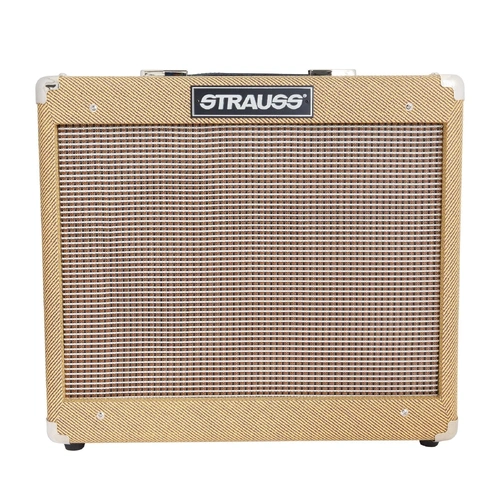 Strauss SVT-15R 15 Watt Tweed Combo Valve Amplifier with Reverb and 10" Celestion Speaker