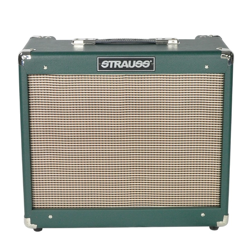 Strauss SVT-20R 20W Green Combo Valve Amplifier with Reverb, 1x12 Celestion Speaker, Spring Reverb, Footswitchable Boost