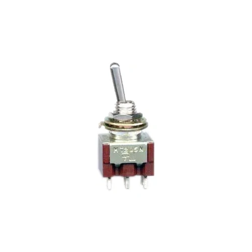 AMS SWITCH MINI 2 WAY ON/ON 6 POLE CHROME FOOT SWITCH
