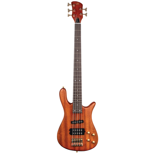 Essex SX 5-String Bass Guitar Natural Satin Neck Thru with J-Style Pickups and 3-Band Preamp