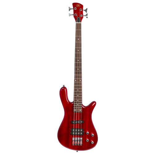Essex BASS Guitar Mahogany Neck Thru Transparent Wine Red
