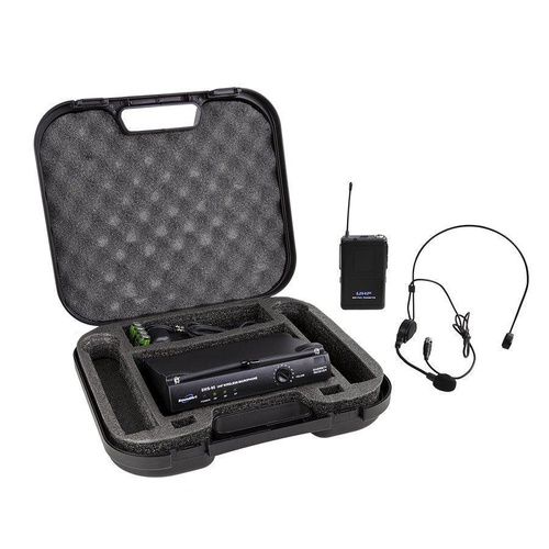 SoundArt SWS-90-BP Single Channel Wireless Microphone System with Lapel and Headset Mics