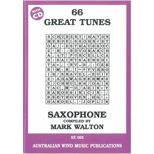 66 Great Tunes for Alto Saxophone BK/CD