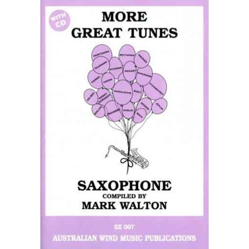 More Great Tunes for Alto Saxophone BK/CD by Mark Walton