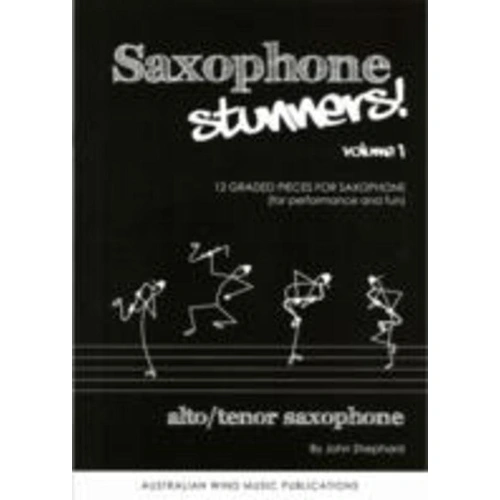 Saxophone Stunners Volume 1 by John Shephard - Alto Tenor BK/CD