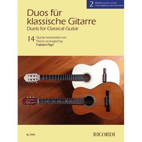 Duets For Classical Guitar 2 Arr Payr