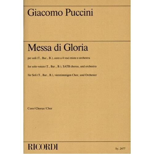 Puccini - Messa Di Gloria SATB Choral Score (Softcover Book)