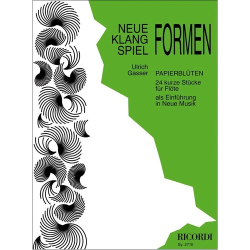 Gasser - Papierbluten 24 Solos For Flute (Softcover Book)