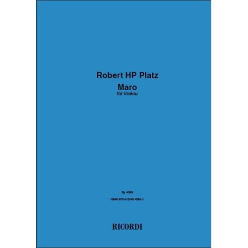 Platz - Maro For Violin (Softcover Book)