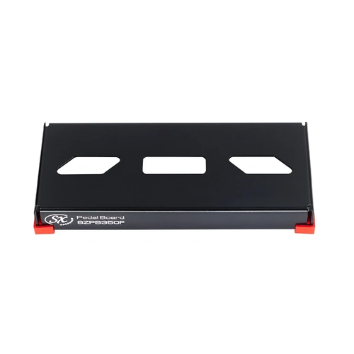 SX Mini Flat Pedalboard with Padded Gig Bag and Cable Ties - Model SZPB350FBK