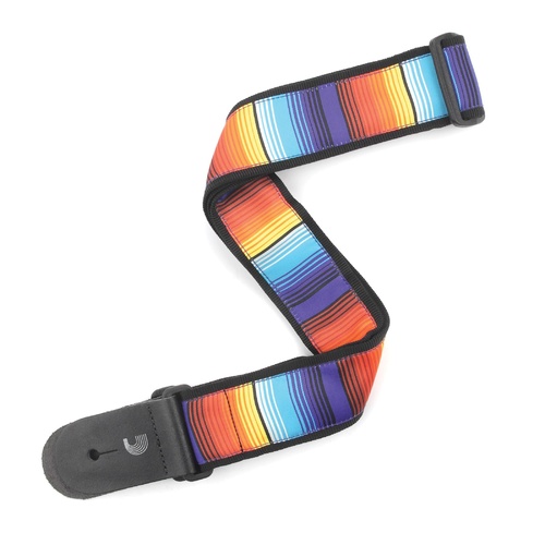 2 Inch Guitar Strap, Latin Blanket Stripe - Traditional, by D'Addario