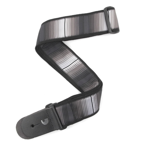 2 Inch Guitar Strap, Latin Blanket Stripe  - Take it to Black, by D'Addario