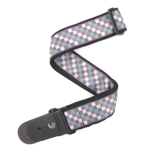 2 Inch Guitar Strap, Checkerboard - Camo, by D'Addario