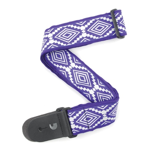 2 Inch Guitar Strap, Guatemalan - Blue, by D'Addario