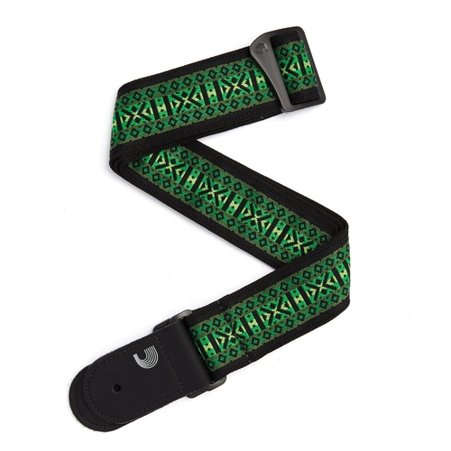 2 Inch Guitar Strap, Monterey 3 - Green, by D'Addario
