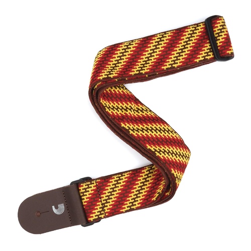 Woven Guitar Strap, Diagonal Monterey, by D'Addario