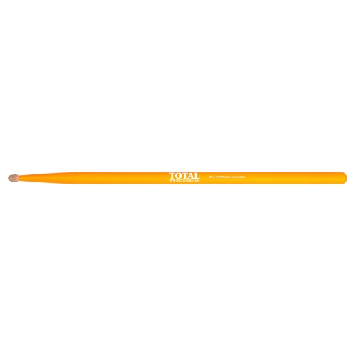 Total Percussion 5A Wood Tip Drumsticks - Fluorescent Orange