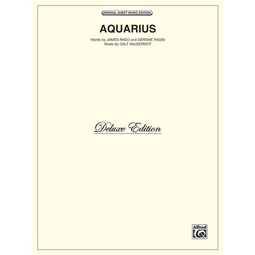 Aquarius S/S Vocal Sheet Music