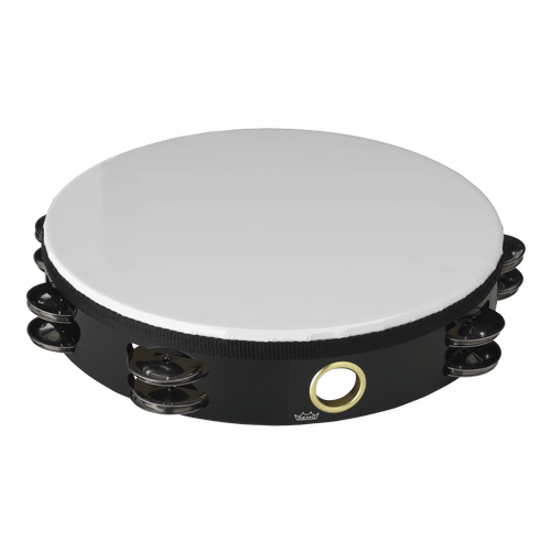 Remo Economy Tambourine - Quadura Black, 10"