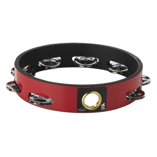 Remo 8 Inch Tambourine 8J with Acousticon Shell - Quadura Deep Red Finish