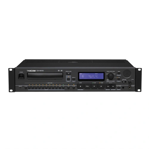 Tascam CD-6010 2U Rack-Mountable CD Player for Broadcasting Operations