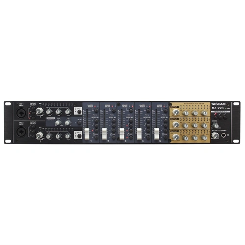 Tascam MZ-223 5-Channel Multizone Audio Mixer with 3 Independent Outputs and EQ
