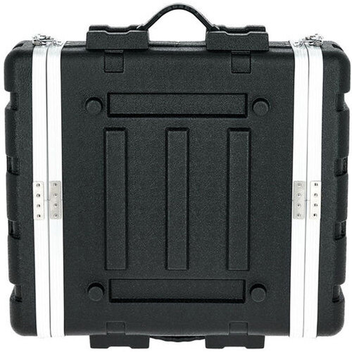 Torque ABS 2-Unit Rack Case Black 17" Deep Lightweight with Aluminum Rails
