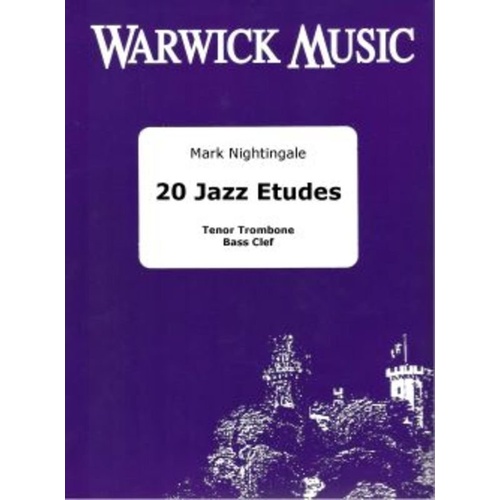 Nightingale 20 Jazz Etudes for Trombone BC BK/OLA