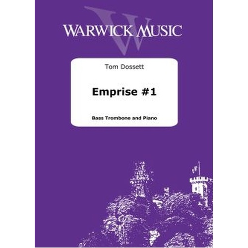 Dossett - Emprise #1 For Bass Trombone/Piano Softcover Book (Bass Trombone)