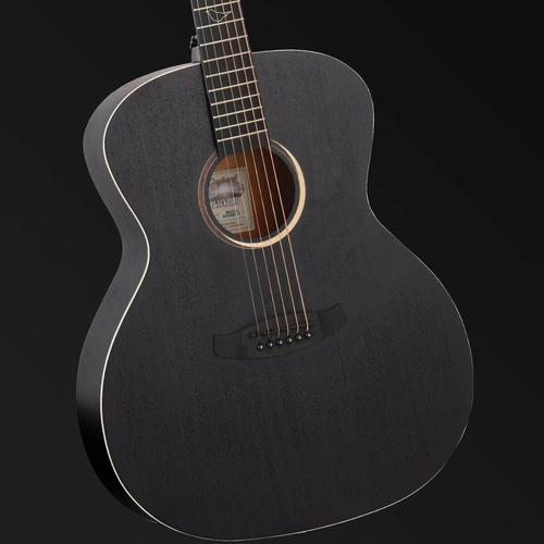 Tanglewood Blackbird TB3-LH Left-Hand Orchestra Acoustic Guitar Smokestack Black Satin