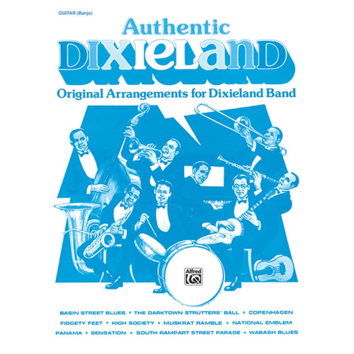 Authentic Dixieland Guitar Sheet Music for Banjo
