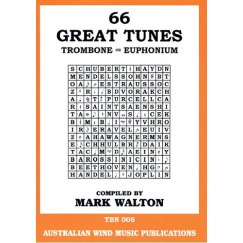 66 Great Tunes Trombone/Euphonium Book/CD (Softcover Book/CD)