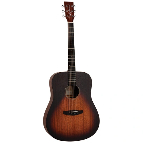 Tanglewood TWCRD Crossroads Dreadnought Acoustic Guitar - Mahogany, Whiskey Burst Satin Finish, TC 5