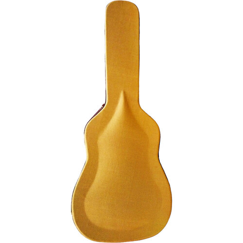 Torque Wooden Archtop Classical Guitar Case with Tweed Finish
