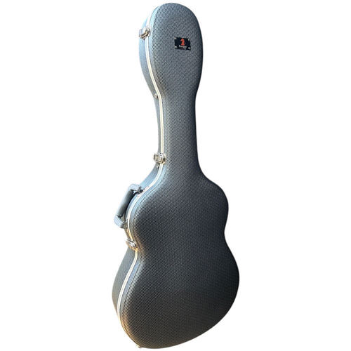 Torque Deluxe Shaped ABS Classical Guitar Case - Light Grey Finish