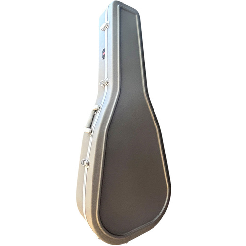Torque Deluxe ABS Classical Guitar Case - Silver-X Finish