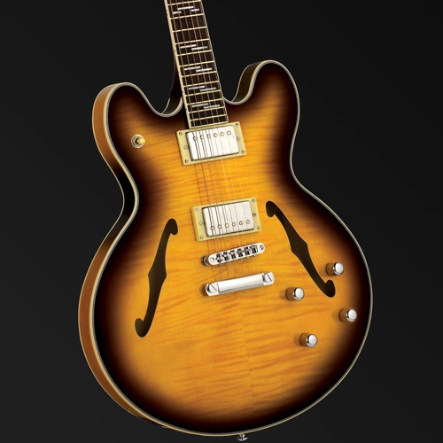 Tanglewood Chicago Arch Top Electric Guitar Vintage Burst TCH59-VB