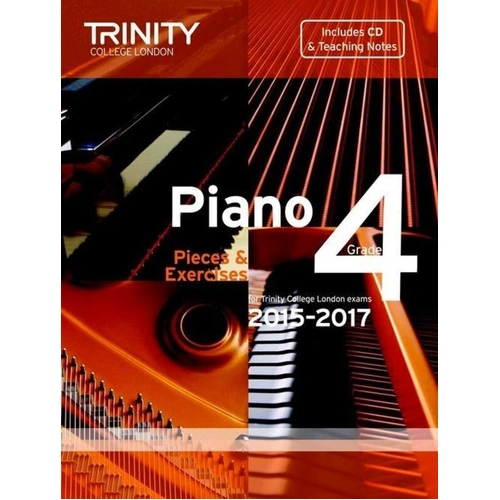 Piano Pieces & Exercises Grade 4 2015-2017 with CD by Trinity College London