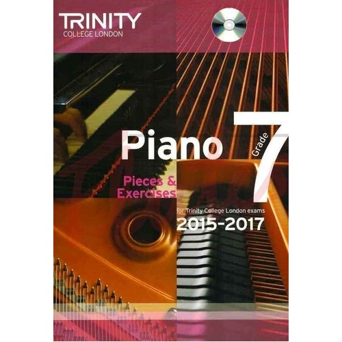 Piano Pieces & Exercises Grade 7 2015-2017 with CD by Trinity College London