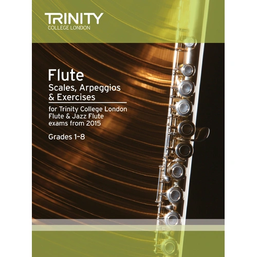 Trinity Flute Scales 2015 Grades 1-8 by Jeffery Wilson - Flute Sheet Music TCL013392