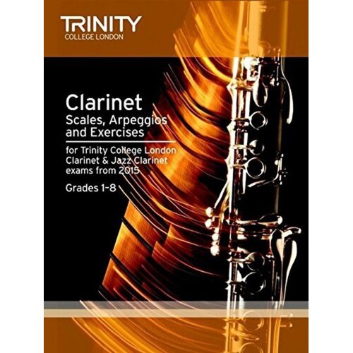 Clarinet Scales Arpeggios and Exercises Gr 1-8 From 2015 (Softcover Book)