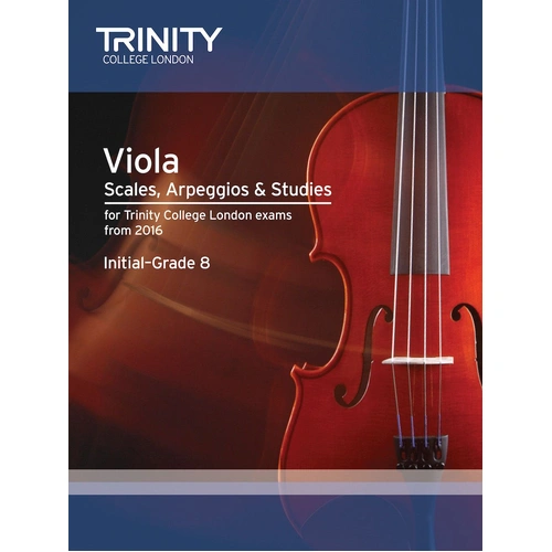 Trinity Viola Scales & Arpeggios Exam Book 2016 - Viola TCL014597