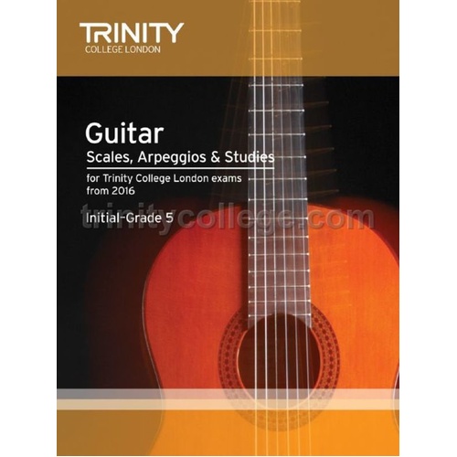 Trinity Guitar Scales Initial-Grade 5 2016