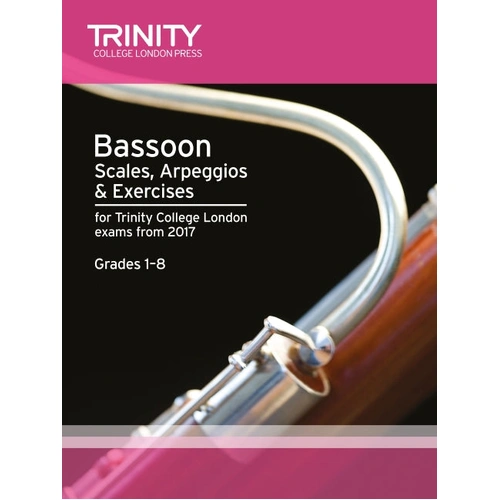 Trinity Bassoon Scales and Arpeggios Grade 1-8 Sheet Music 2017