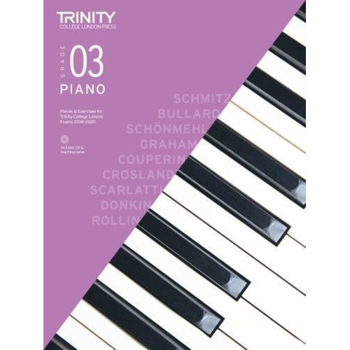 Piano Pieces & Exercises Grade 3 2018-2020 with CD for Trinity College London Exams