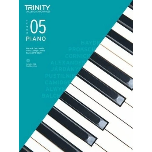 Piano Pieces & Exercises Grade 5 2018-2020 with CD by Trinity College London